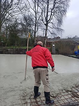 Beton storten Vriescheloo Bouwservice Noord-Oost Groningen