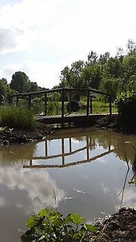 Brug en tuinhuis Bad Nieuweschans Bouwservice Noord-Oost Groningen